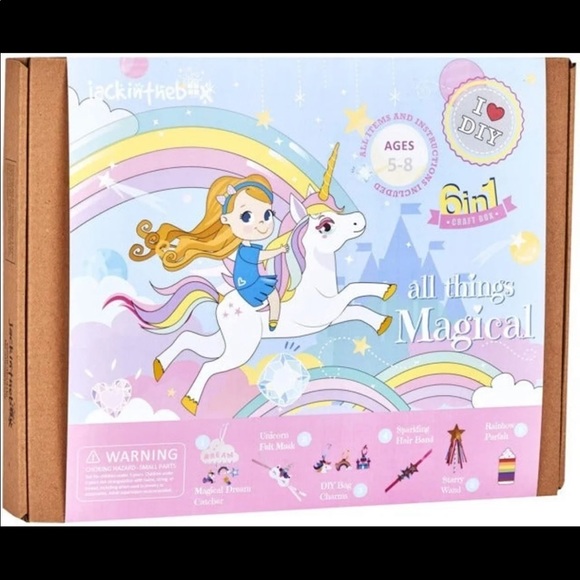 NEW-Unicorn Themed Art and Craft Kit - Picture 1 of 3